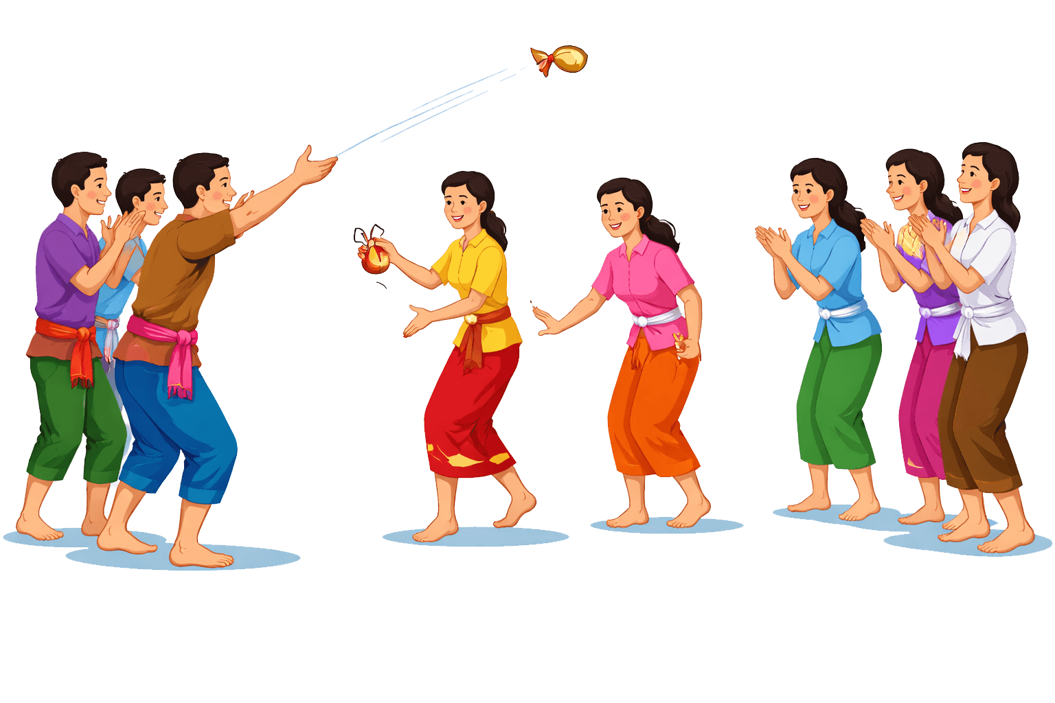 ល្បែងប្រជាប្រិយខ្មែរ — Khmer traditional Trot dance